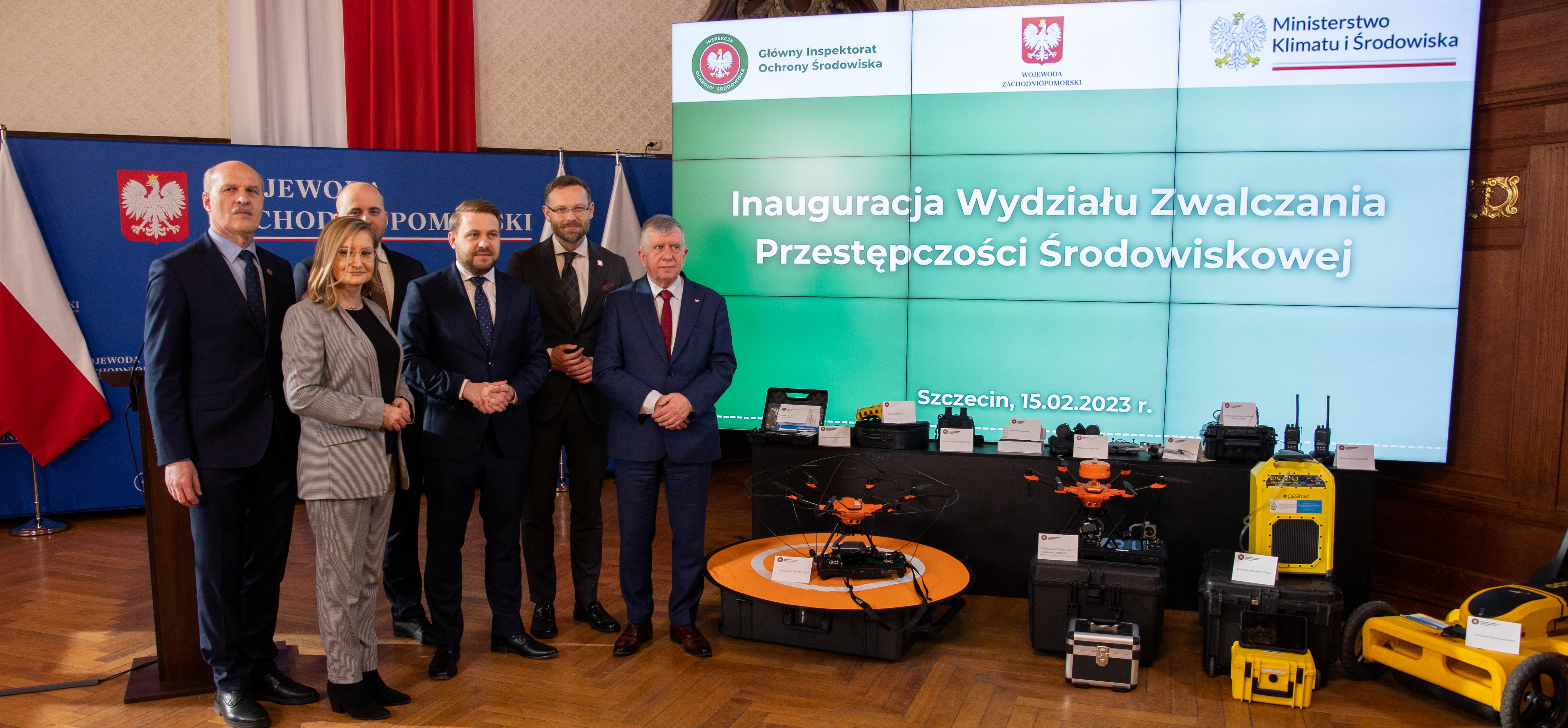 Inauguracja Wydziału Zwalczania Przestępczości Środowiskowej w Szczecinie